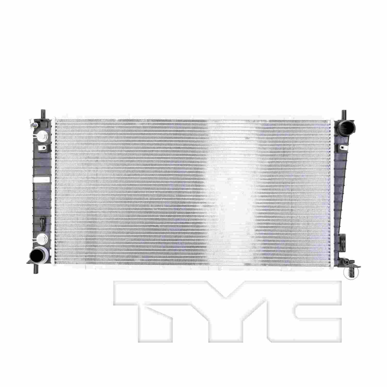 Back View of Front Radiator TYC 2136