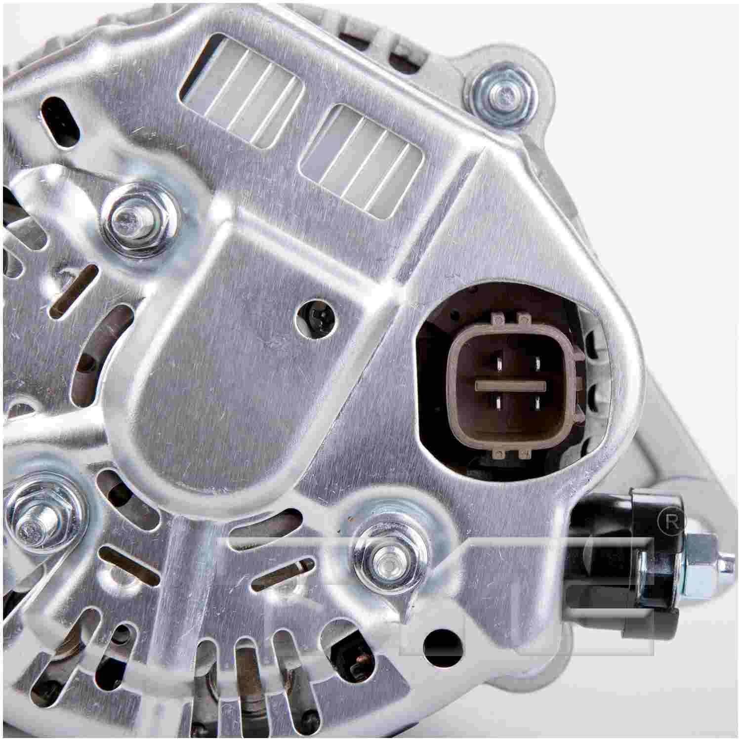 Connector View of Alternator TYC 2-13743