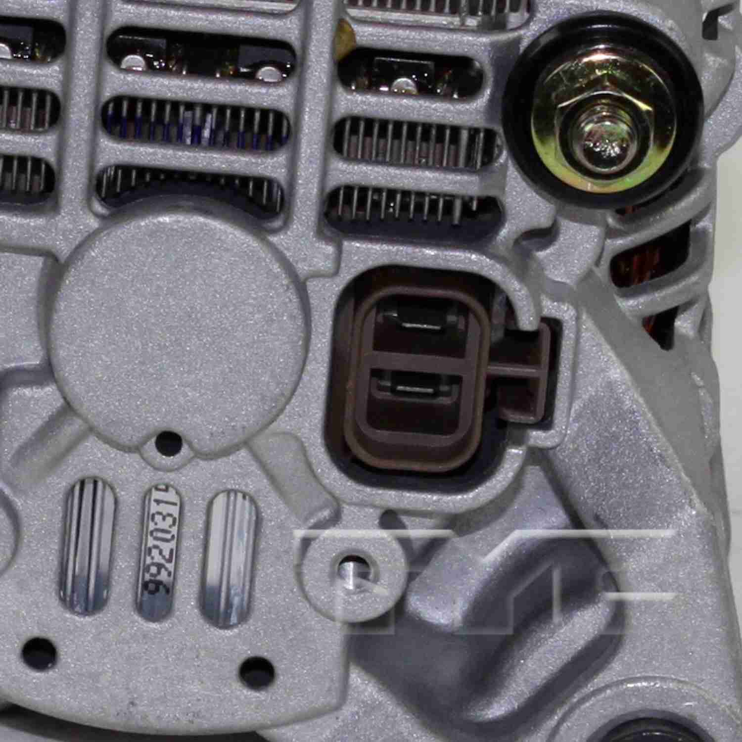 Connector View of Alternator TYC 2-13821