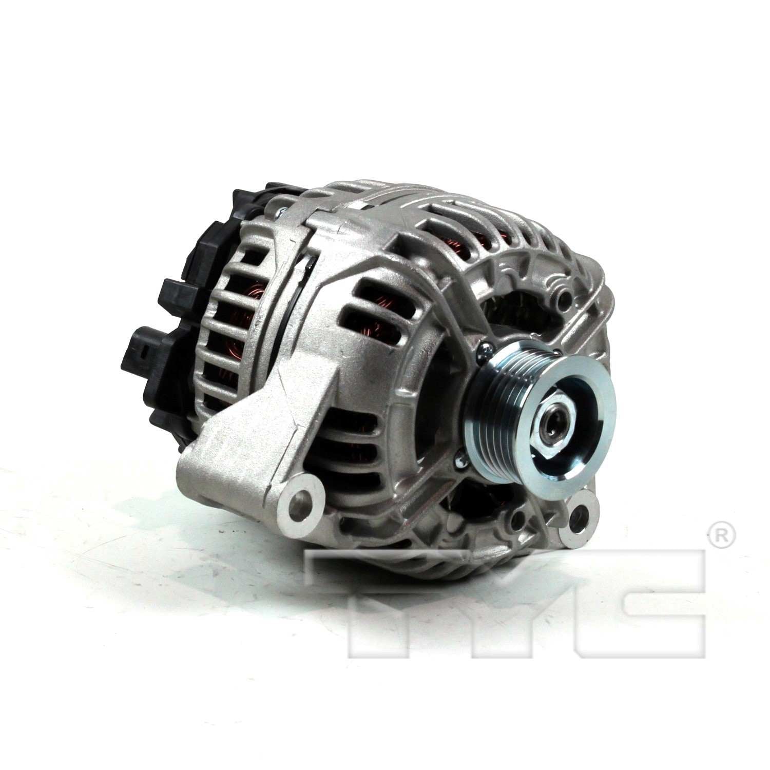 Angle View of Alternator TYC 2-13884