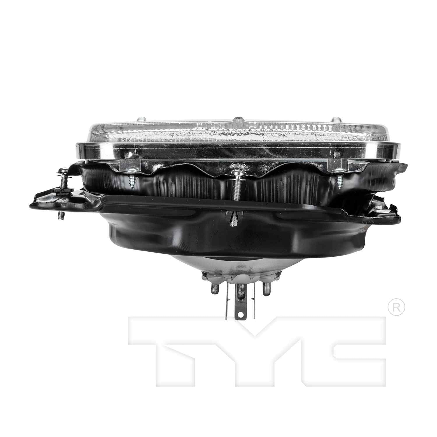 Top View of Headlight Assembly TYC 22-1010