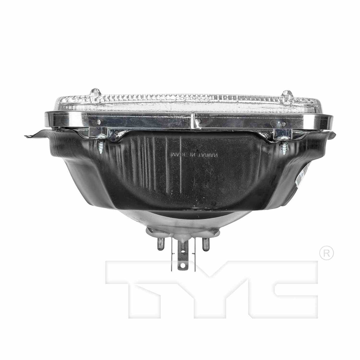 Bottom View of Left Headlight Assembly TYC 22-1014