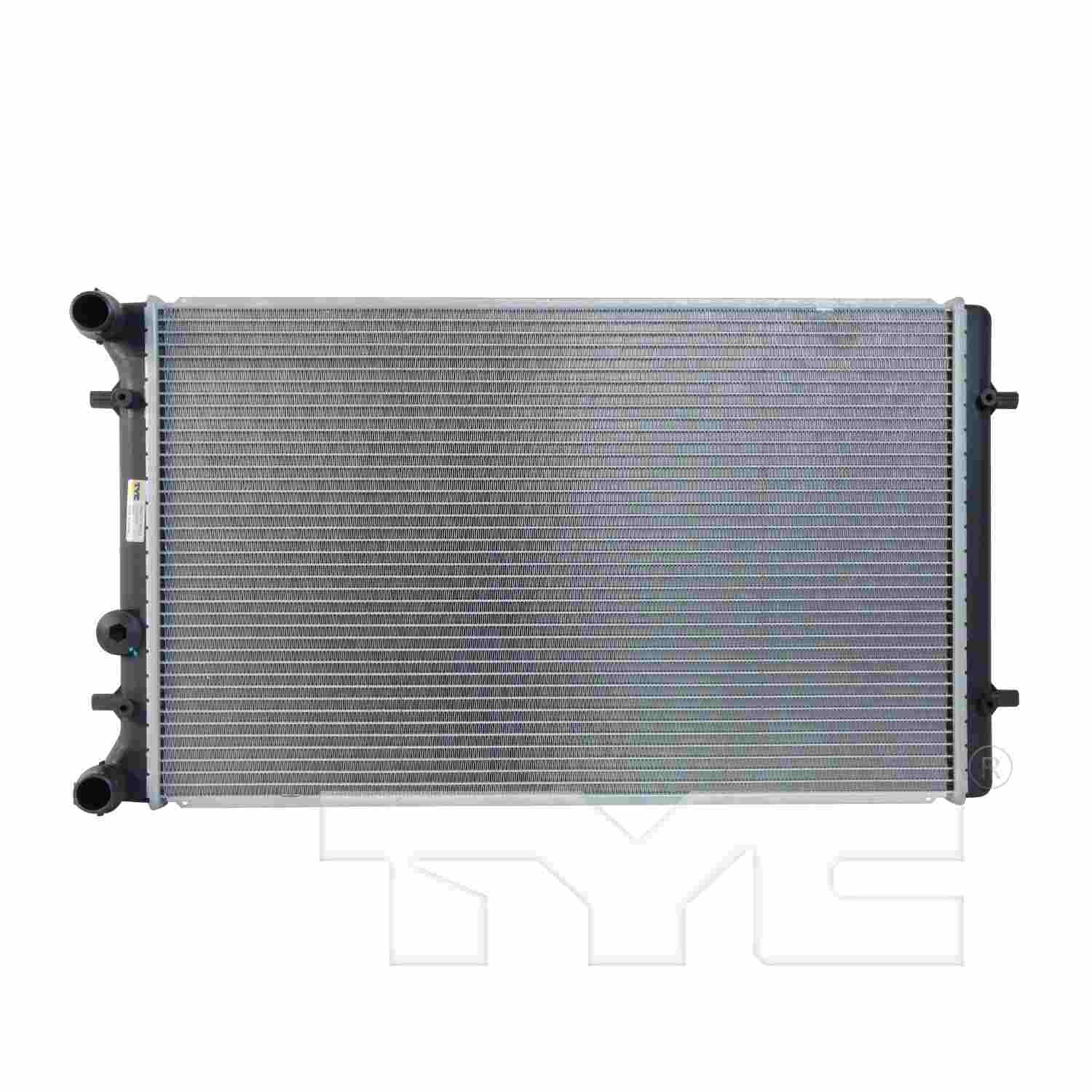 Front View of Radiator TYC 2265