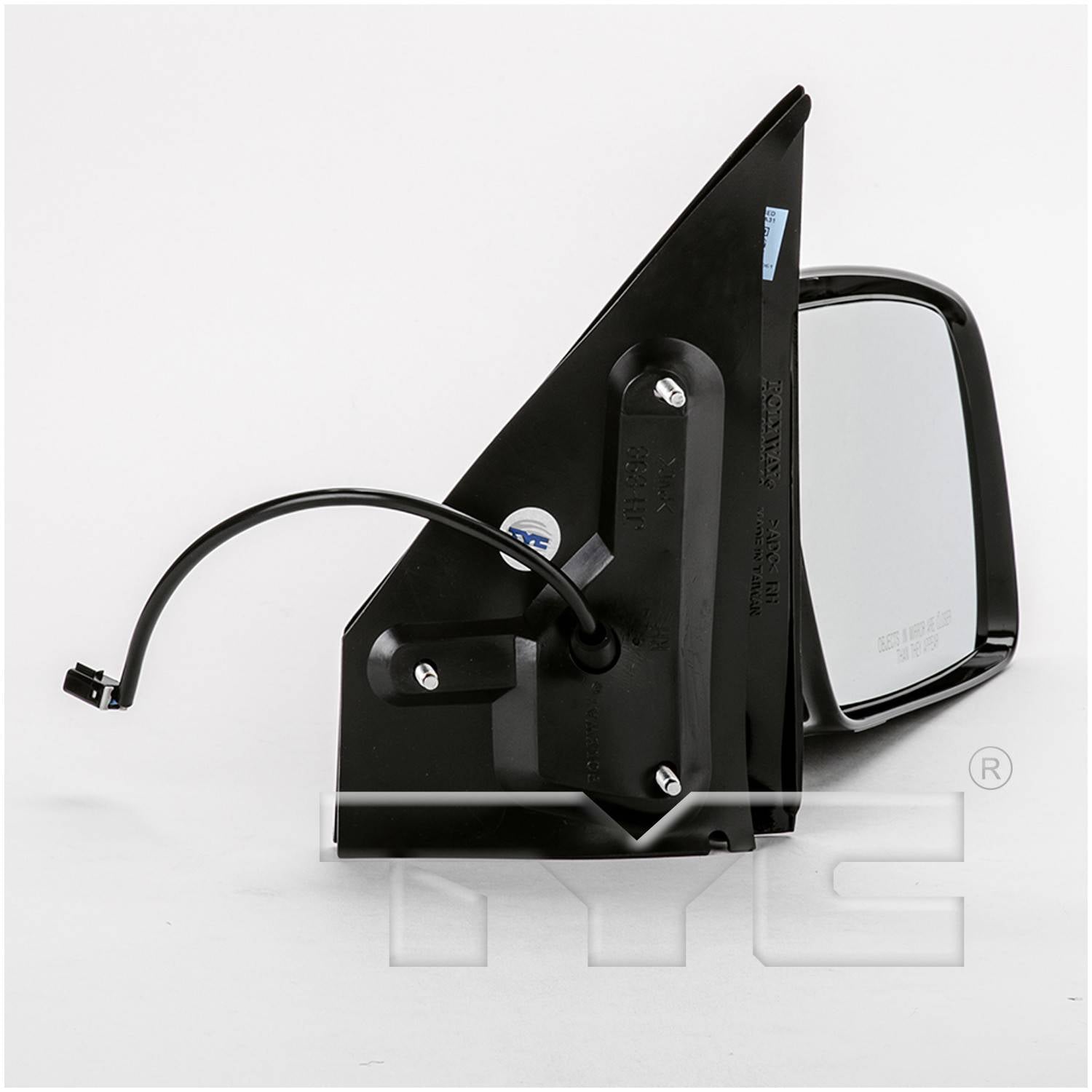 Angle View of Right Door Mirror TYC 2310131