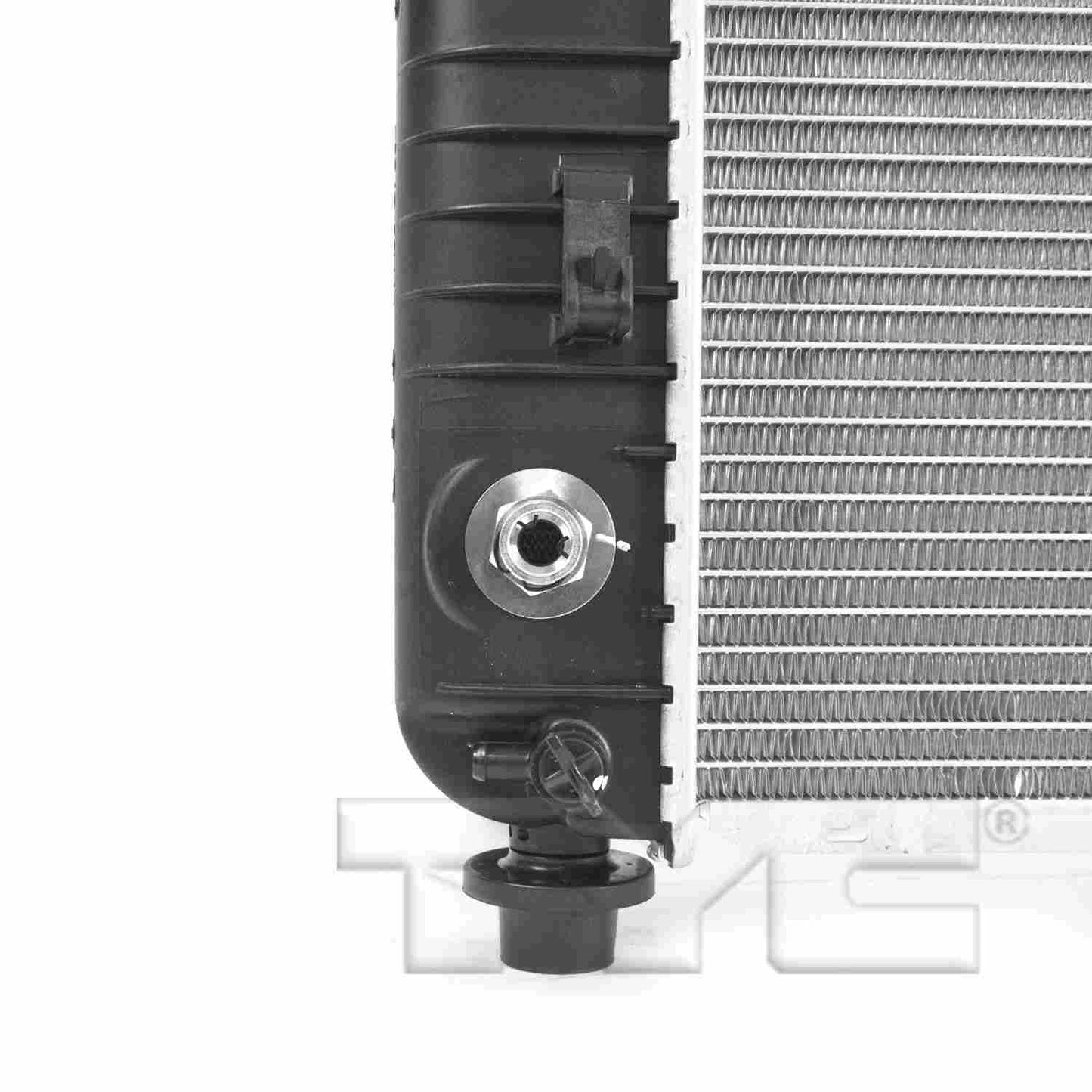 Bottom View of Radiator TYC 2370