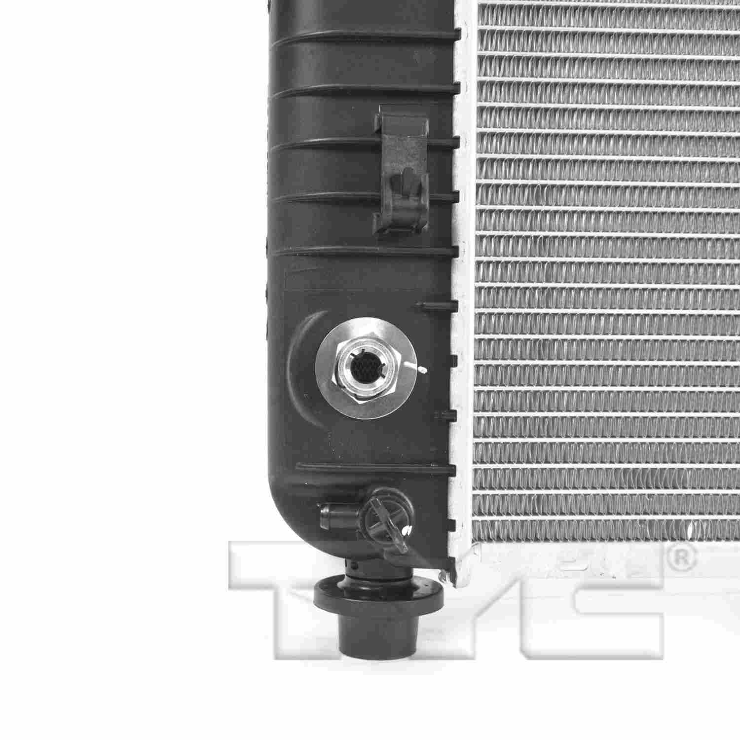 Bottom View of Radiator TYC 2370