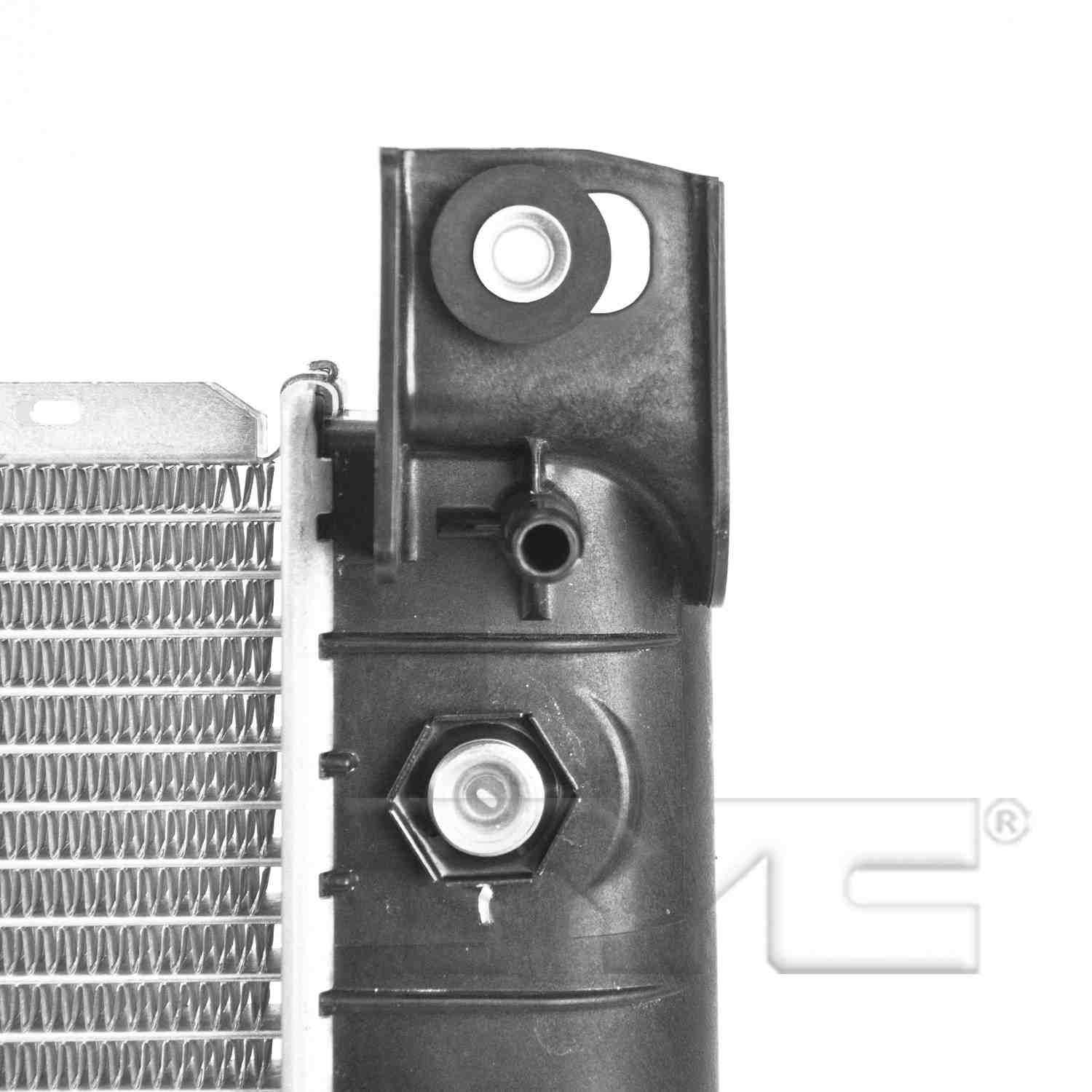 Connector View of Radiator TYC 2370