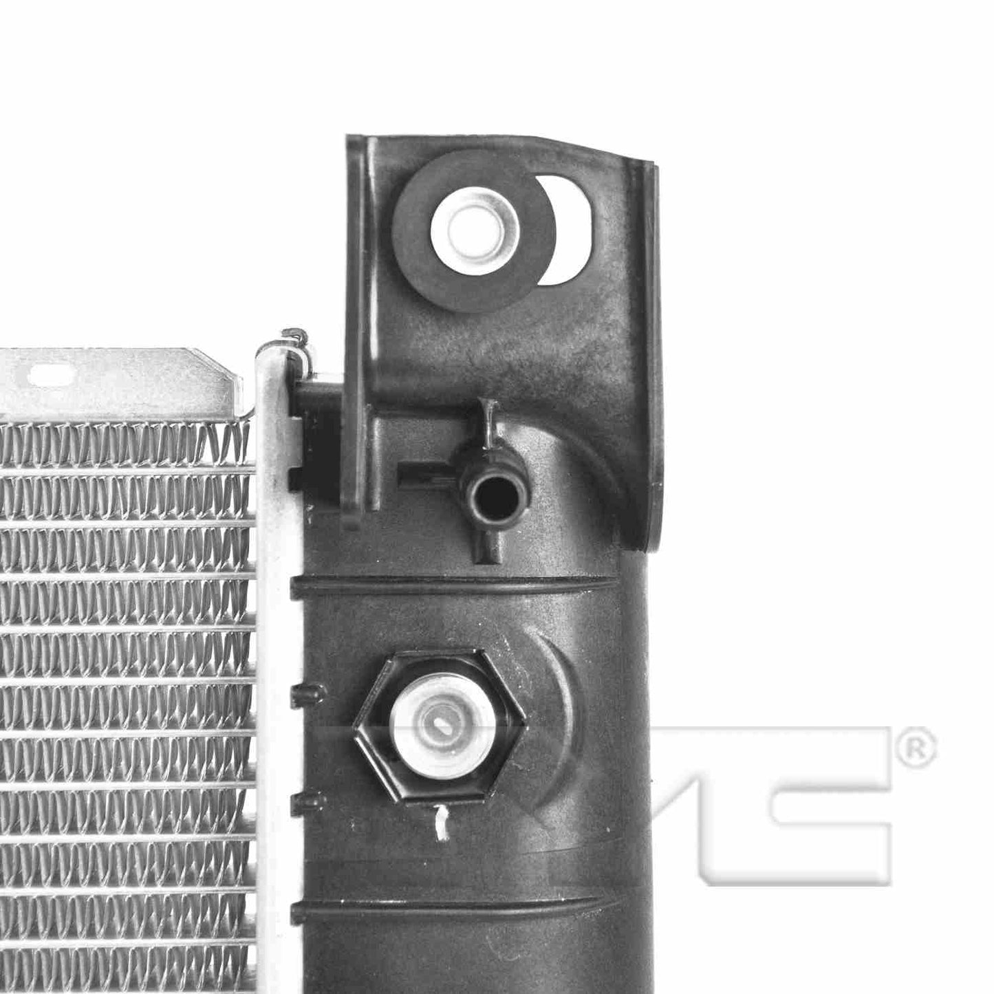 Side View of Radiator TYC 2370