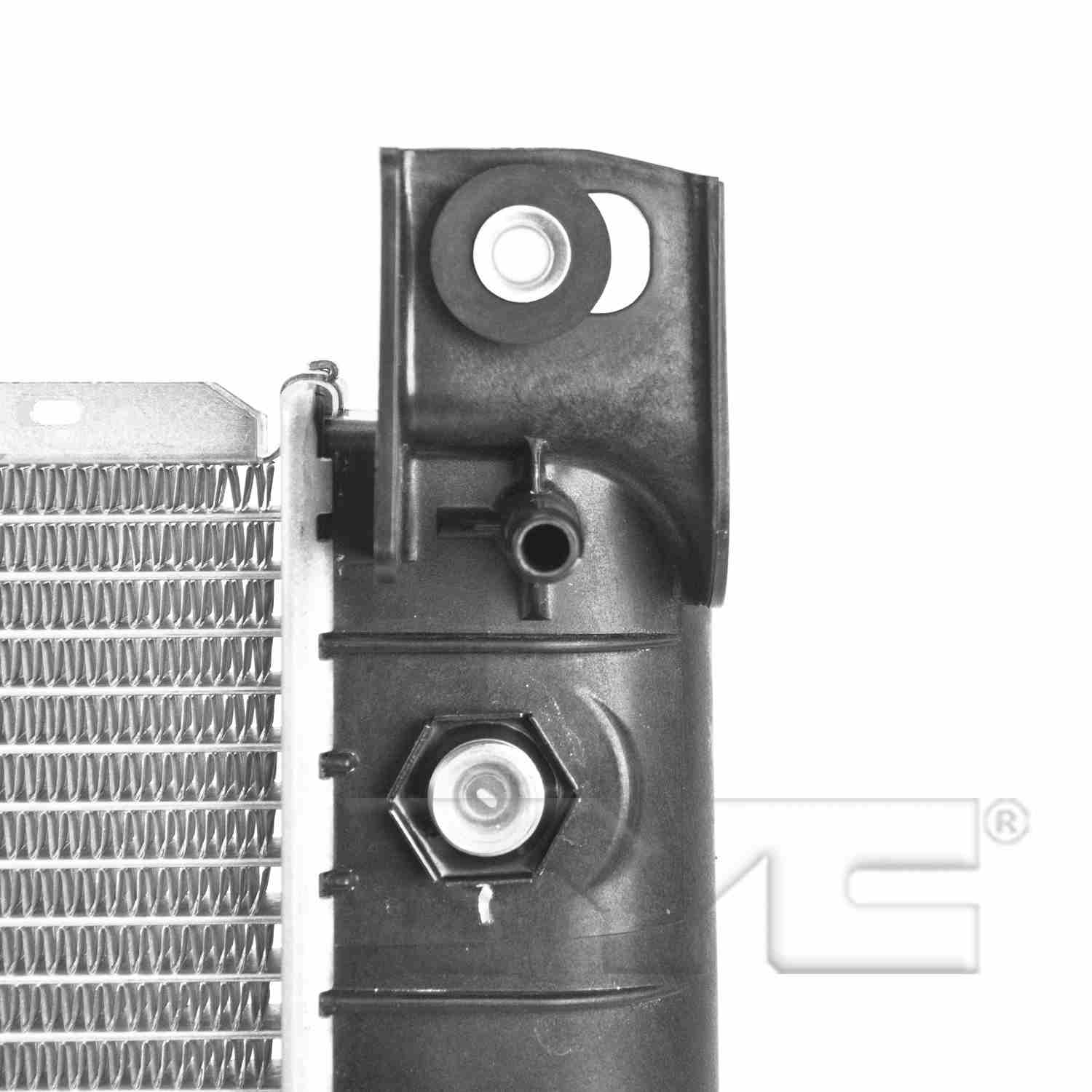 Side View of Radiator TYC 2370