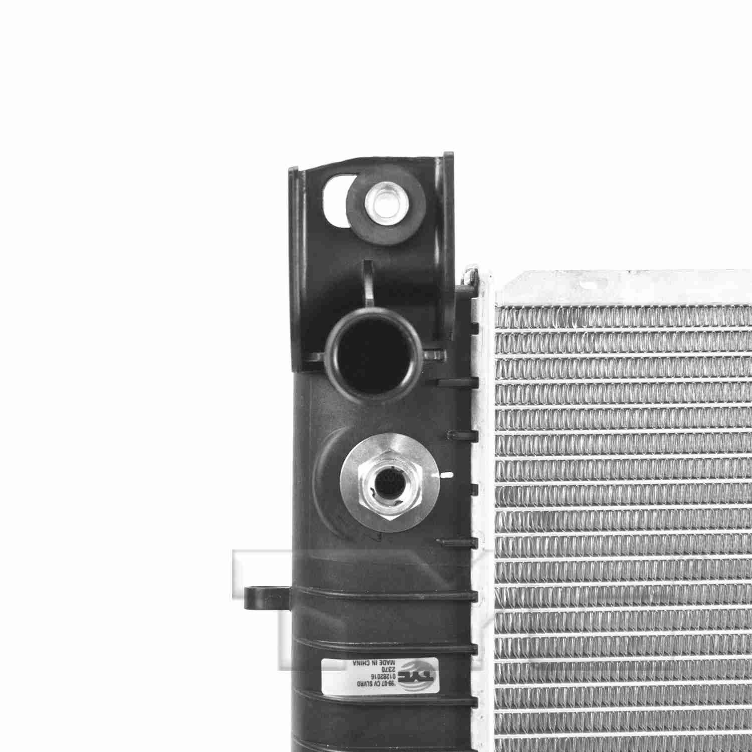 Top View of Radiator TYC 2370