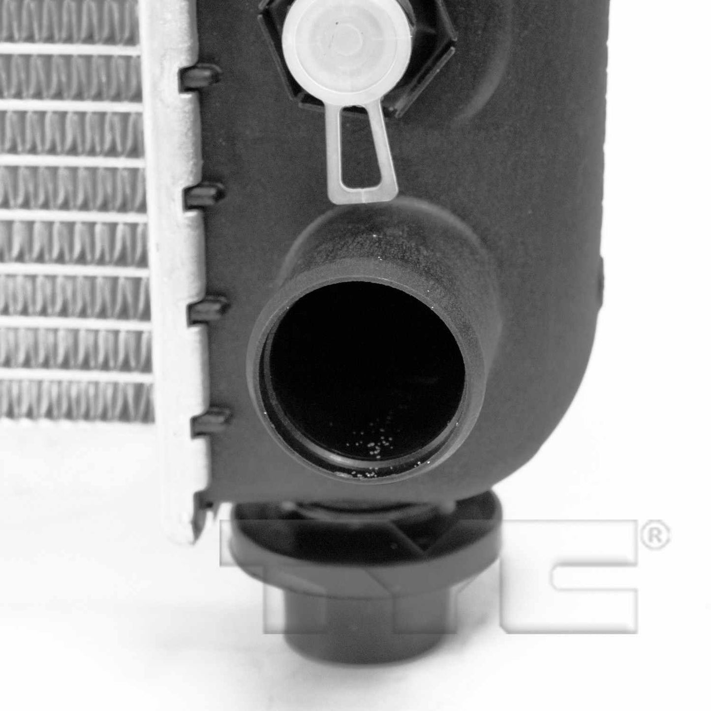 Top View of Radiator TYC 2423