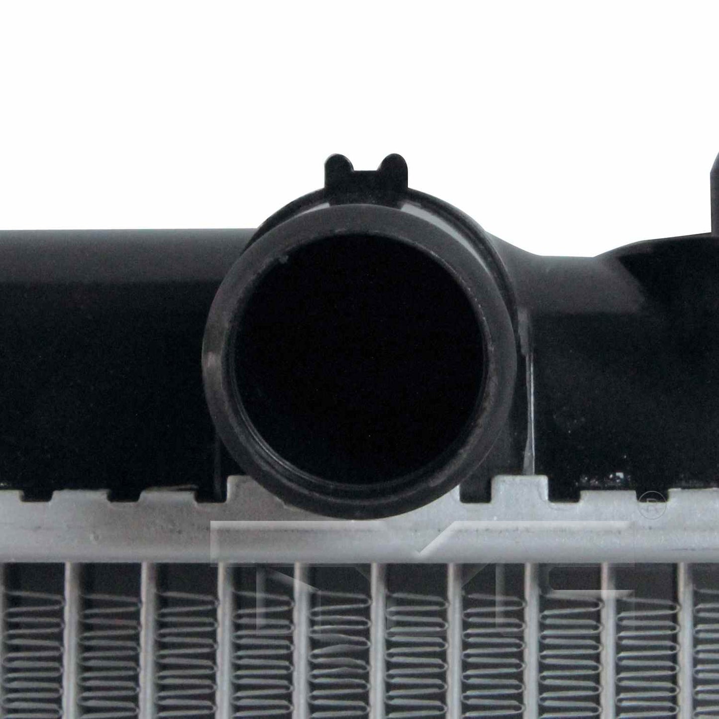 Side View of Front Radiator TYC 2435