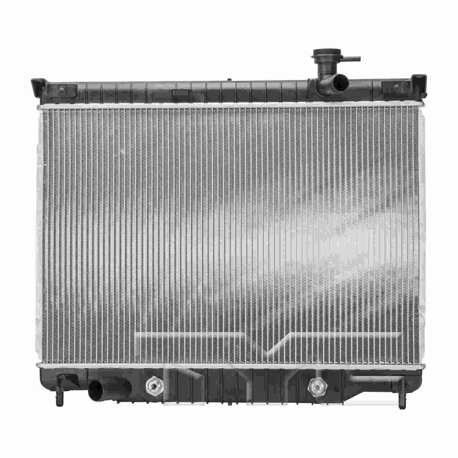 Front View of Radiator TYC 2458