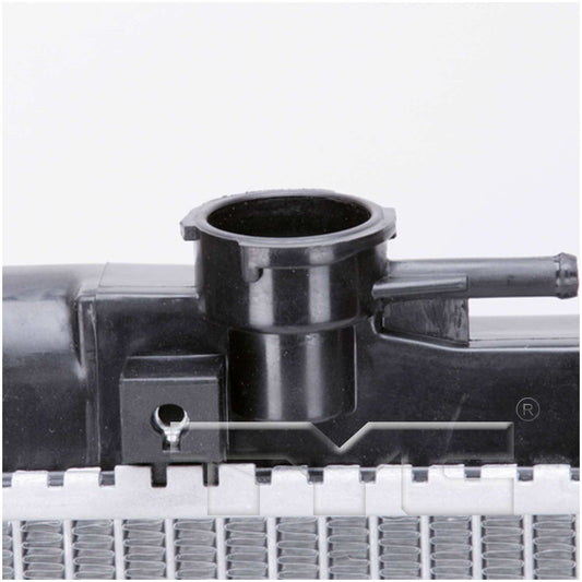 Top View of Front Radiator TYC 2571