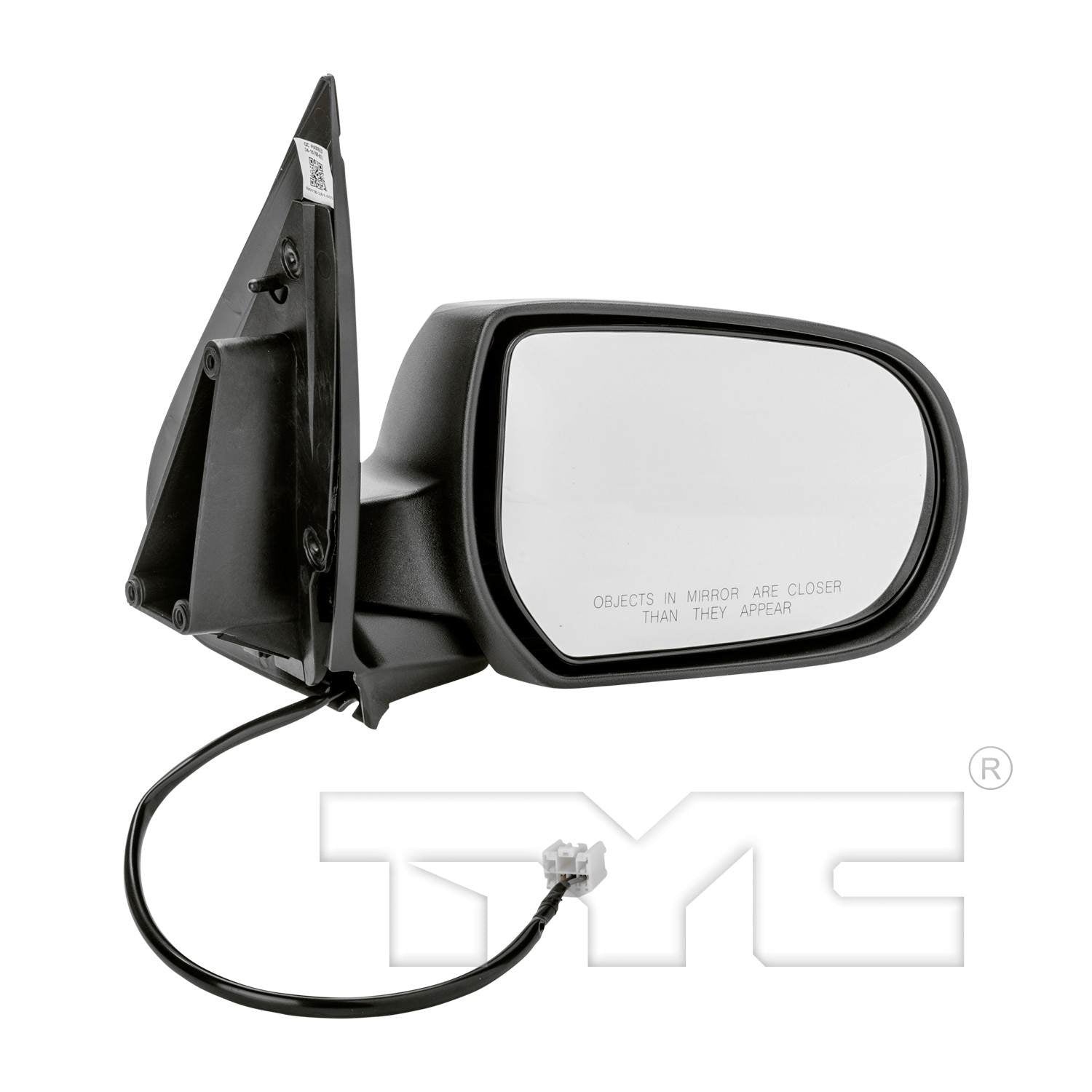 Back View of Right Door Mirror TYC 2600031