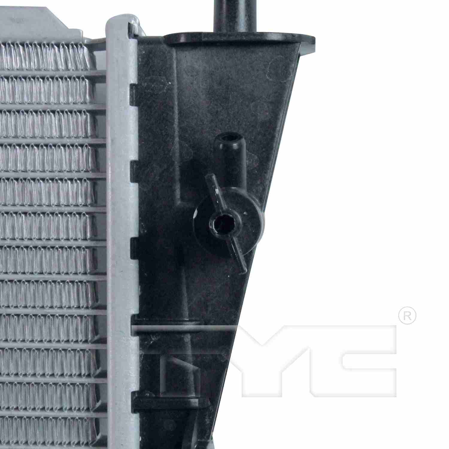 Top View of Radiator TYC 2610