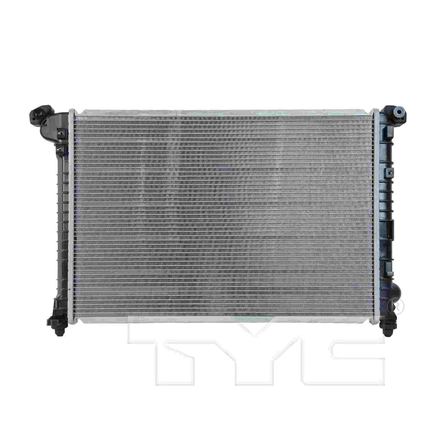 Back View of Radiator TYC 2747