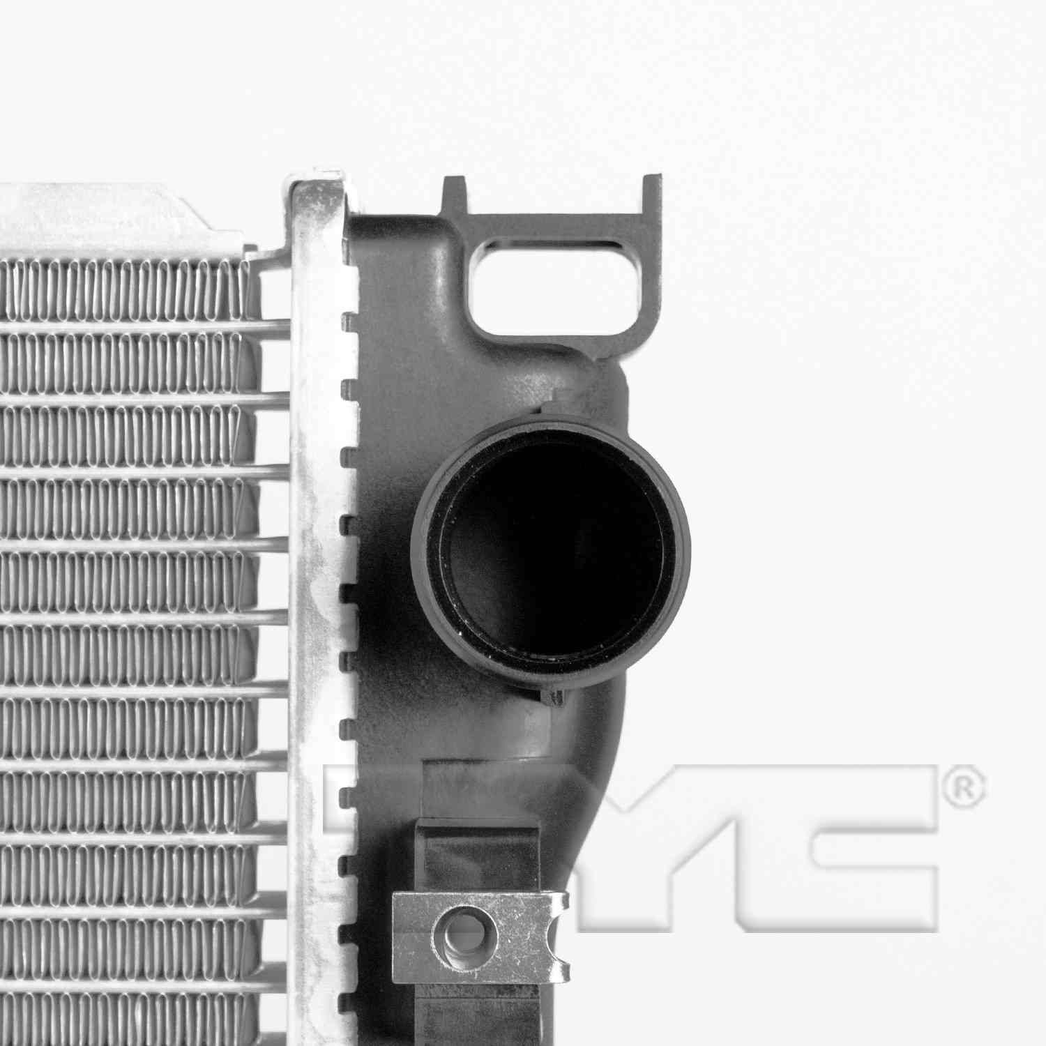 Side View of Radiator TYC 2767