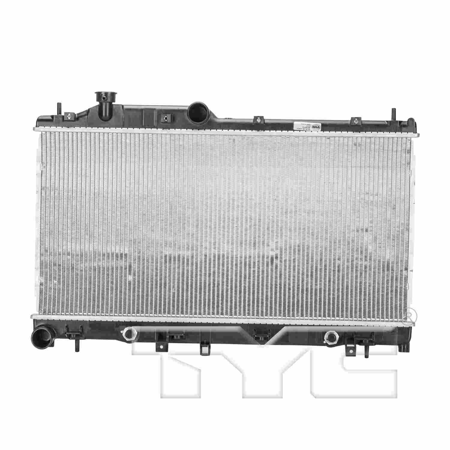 Front View of Radiator TYC 2777