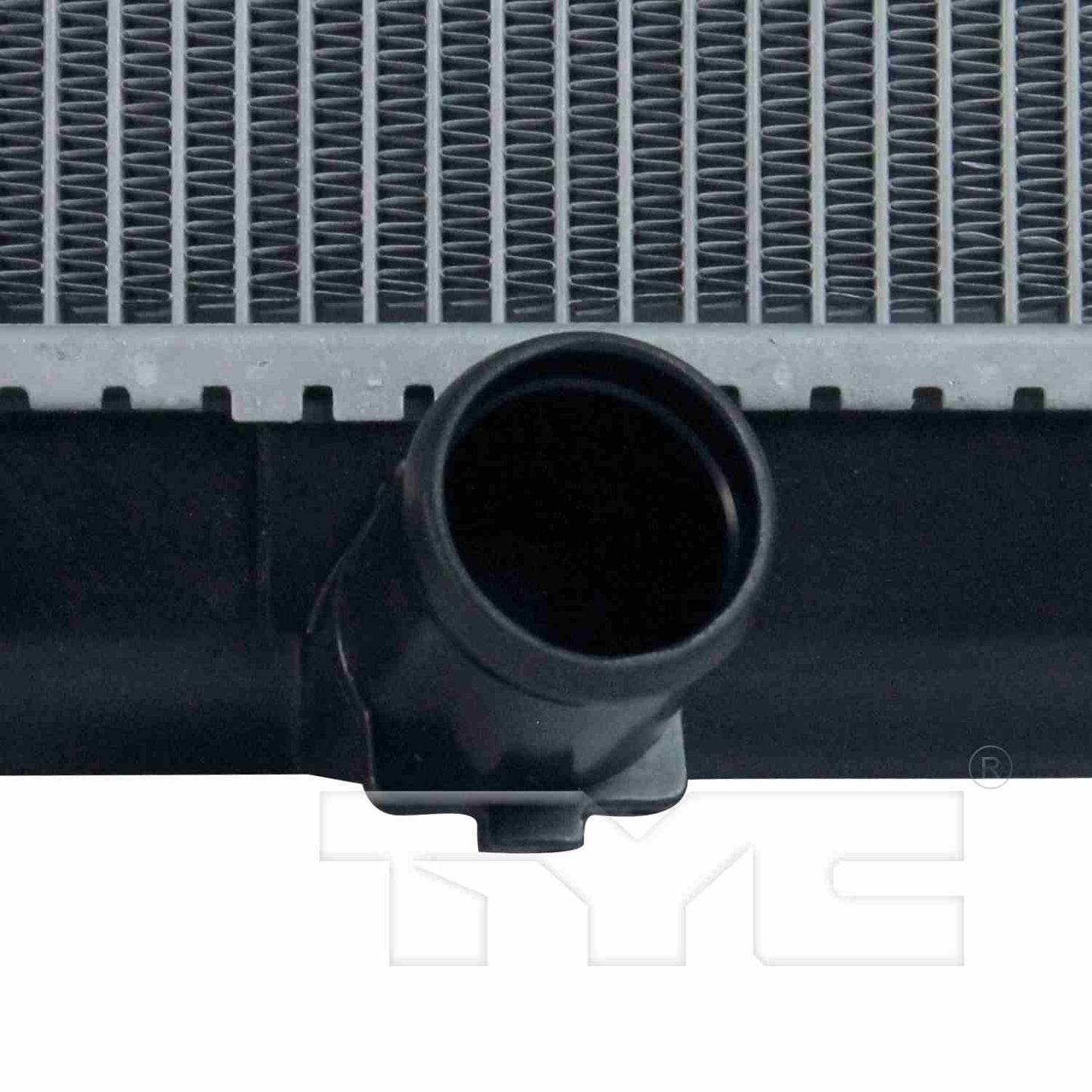 Angle View of Front Radiator TYC 2817