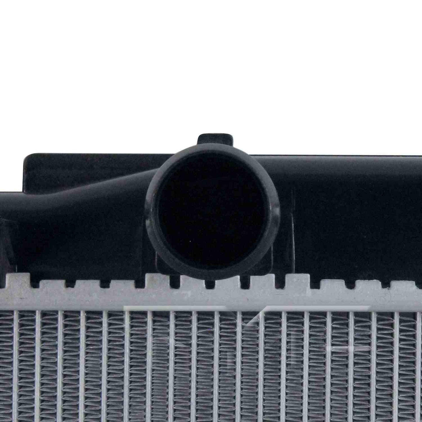 Connector View of Front Radiator TYC 2817