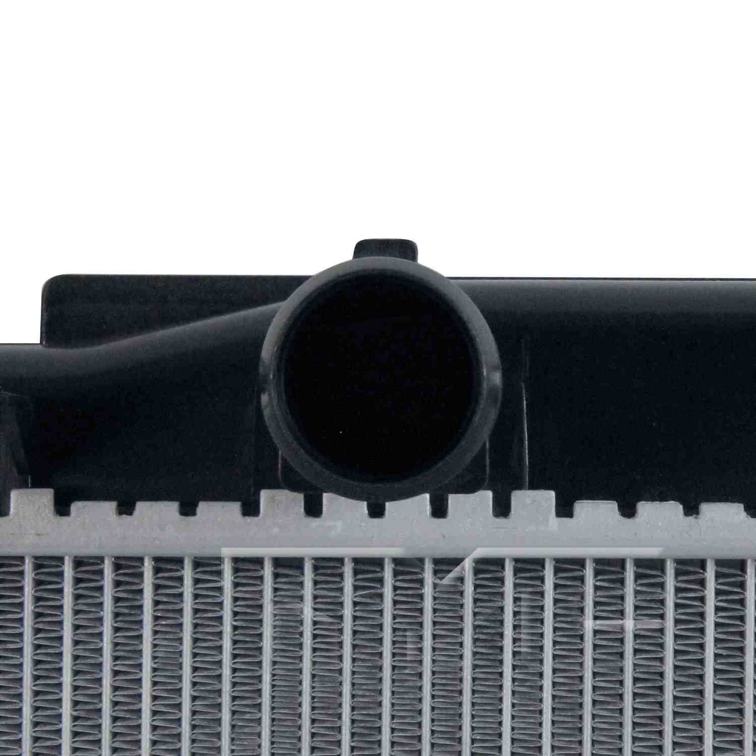 Side View of Front Radiator TYC 2817