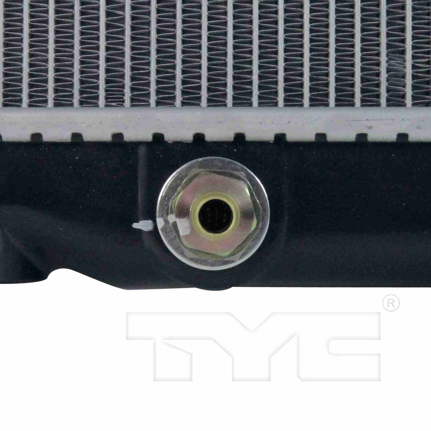 Top View of Front Radiator TYC 2817