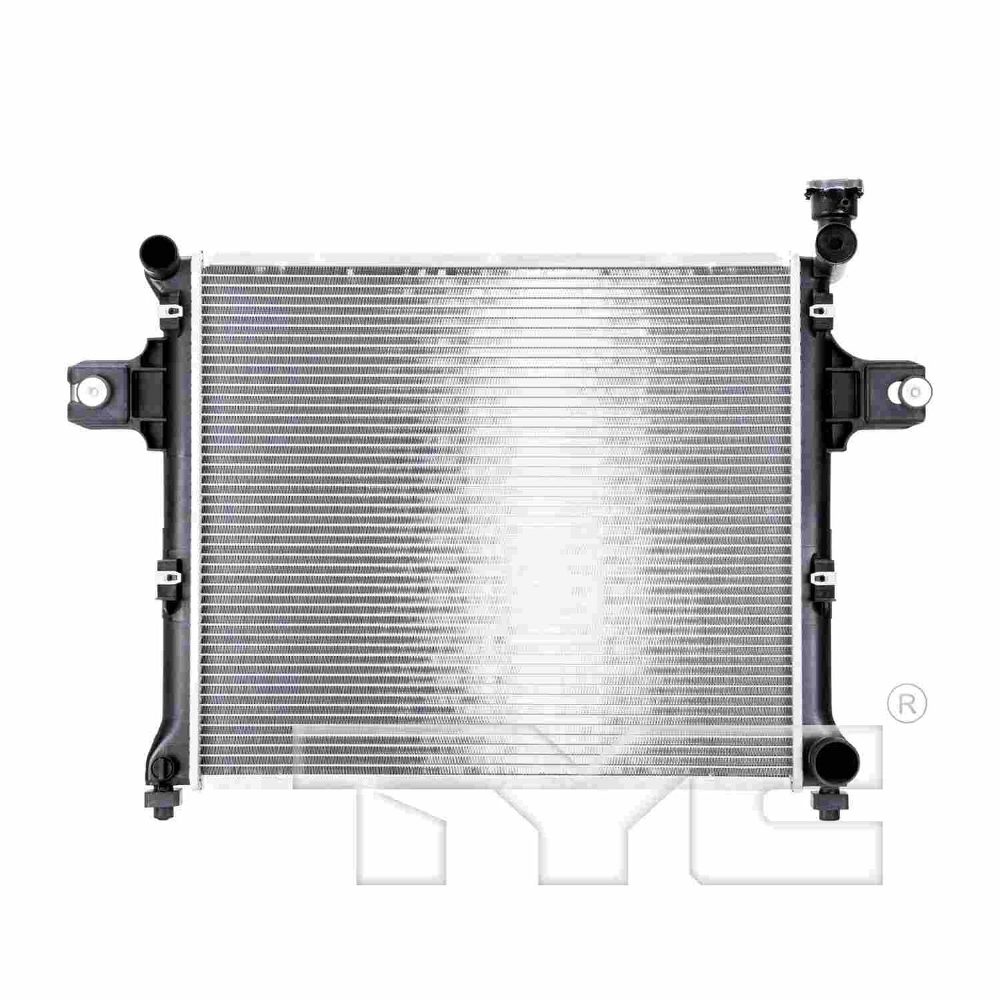 Front View of Radiator TYC 2839