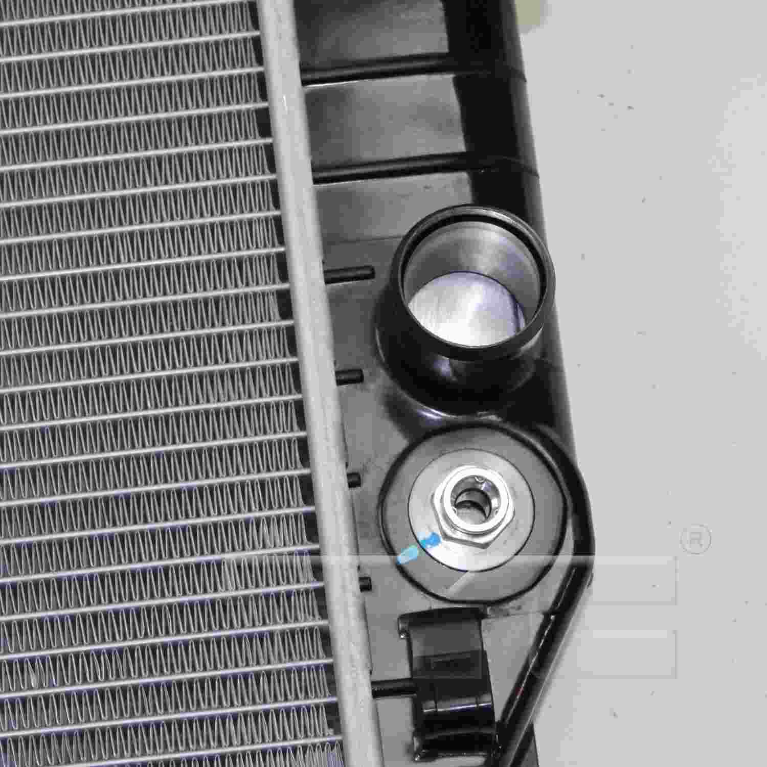 Connector View of Radiator TYC 2854