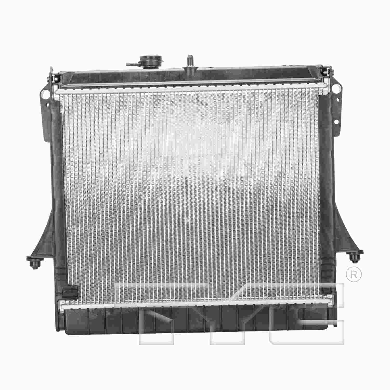 Back View of Radiator TYC 2855