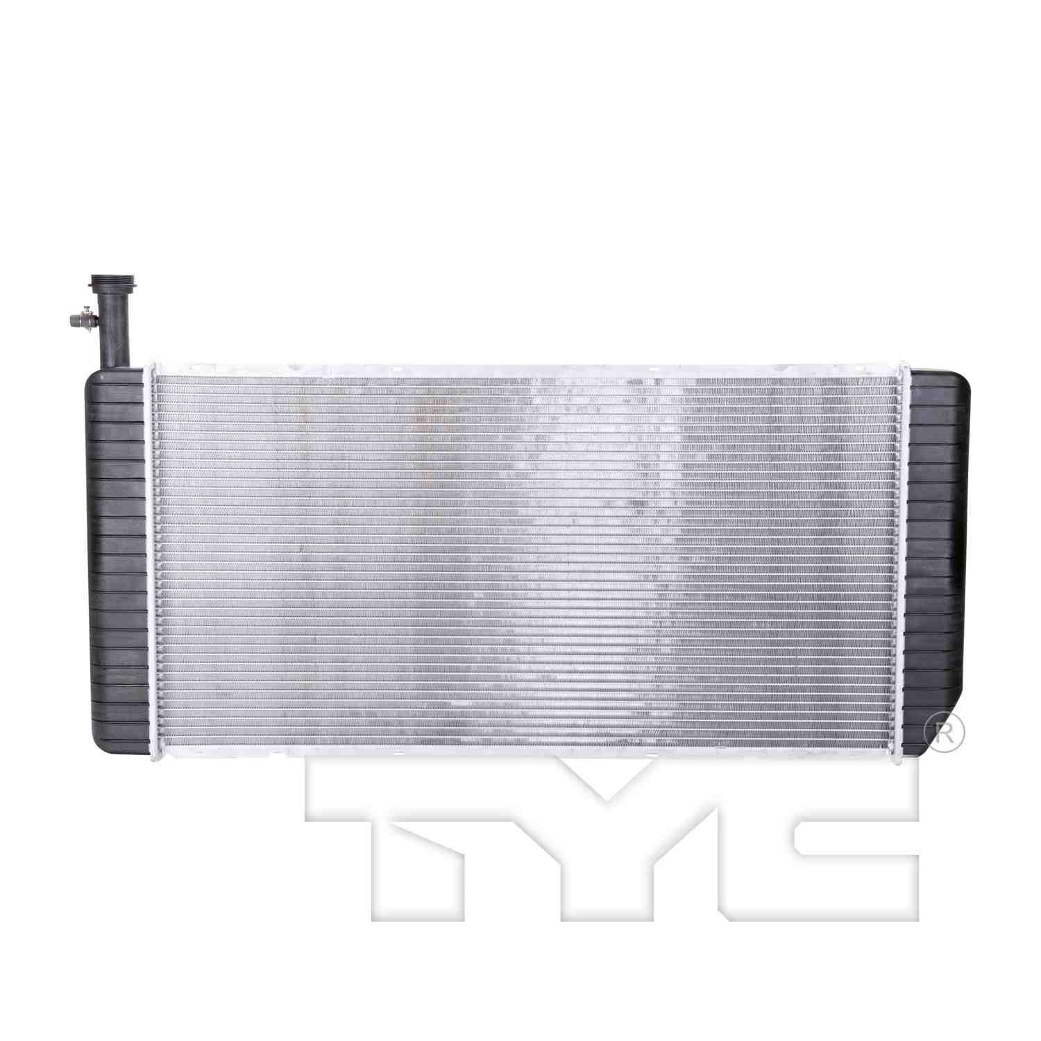 Back View of Radiator TYC 2866