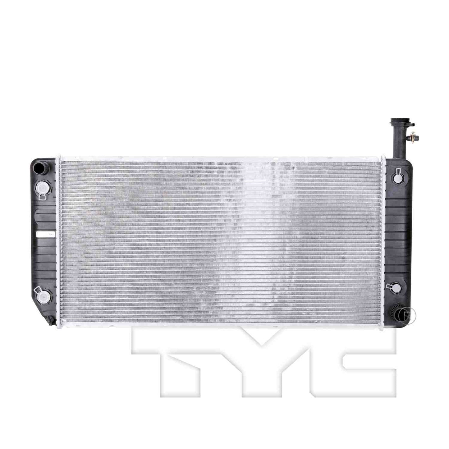 Front View of Radiator TYC 2866