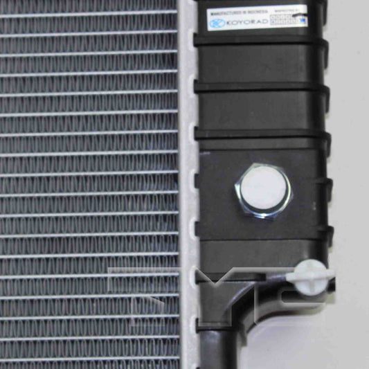 Top View of Radiator TYC 2952