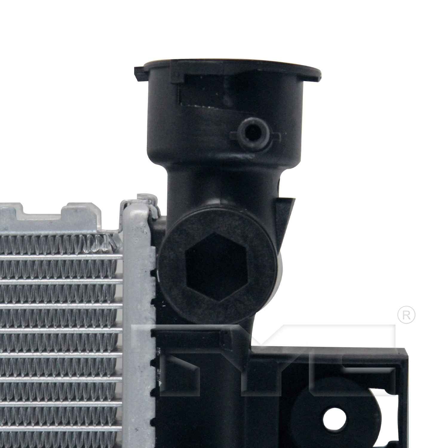 Connector View of Radiator TYC 2971