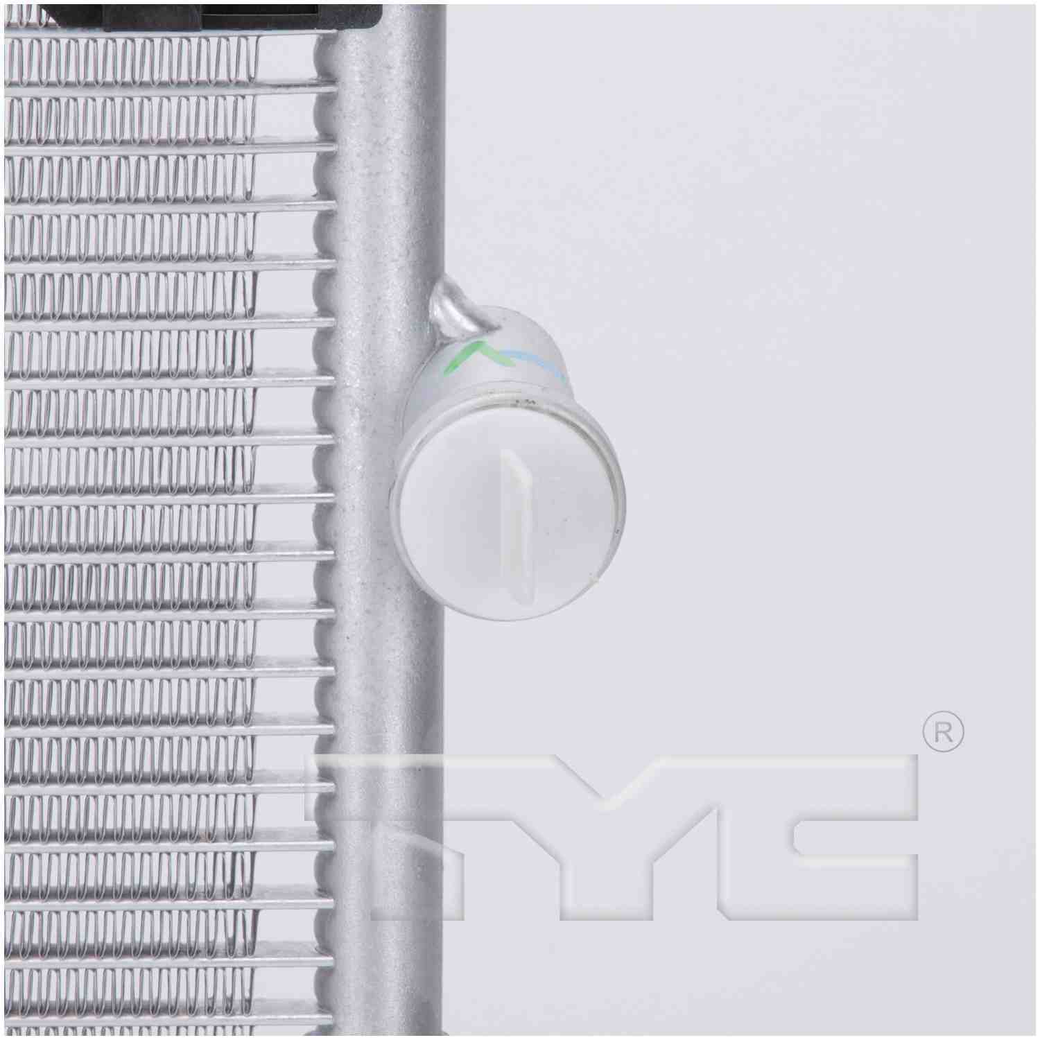 Side View of A/C Condenser TYC 30048