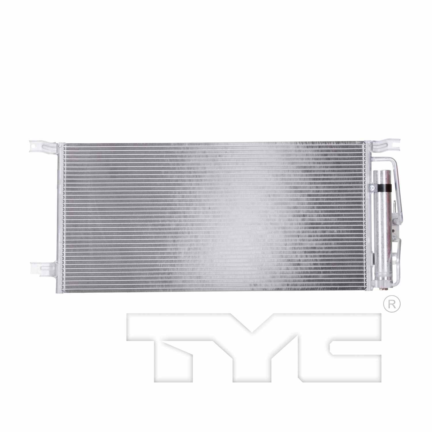 Back View of Front A/C Condenser TYC 3050