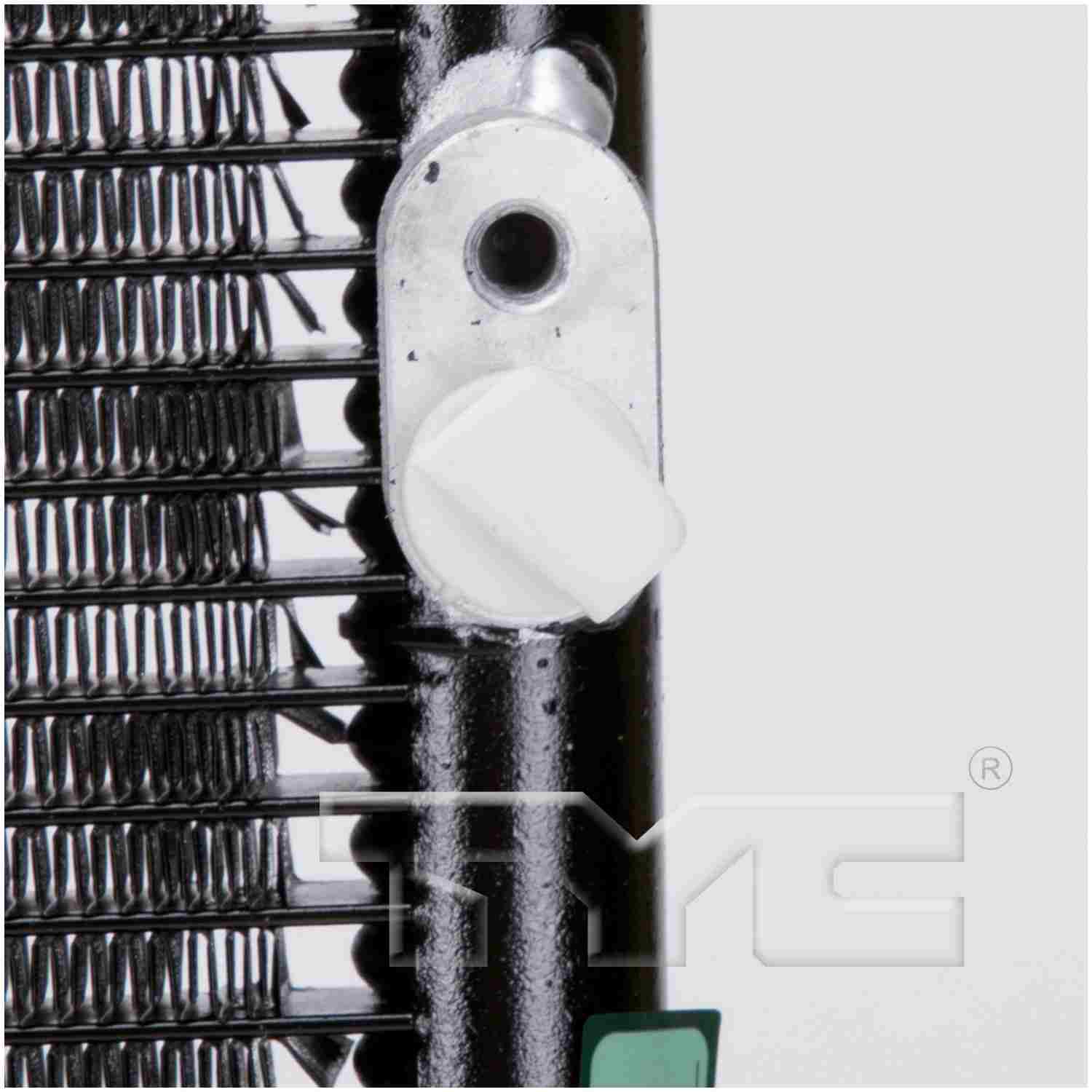 Side View of A/C Condenser TYC 3304