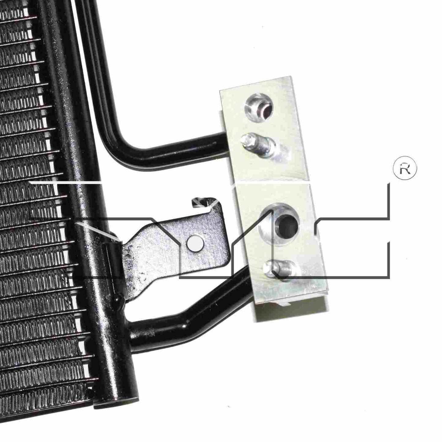 Connector View of A/C Condenser TYC 3768