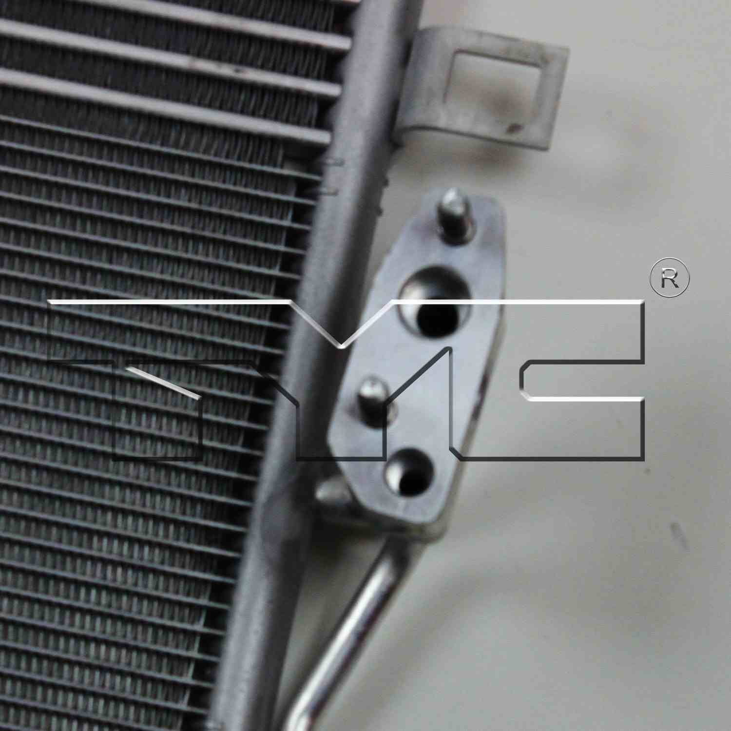 Side View of Front A/C Condenser TYC 3776