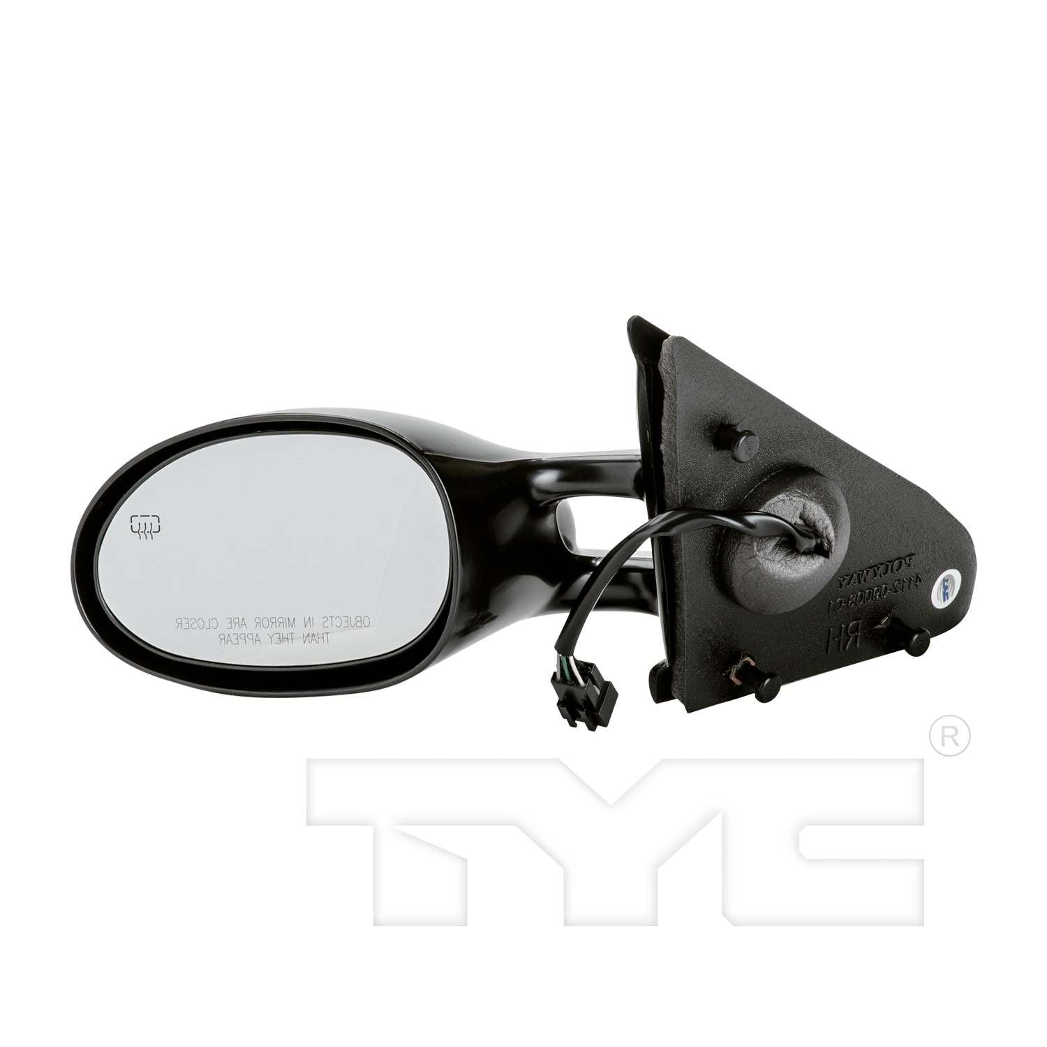 Back View of Left Door Mirror TYC 3780032