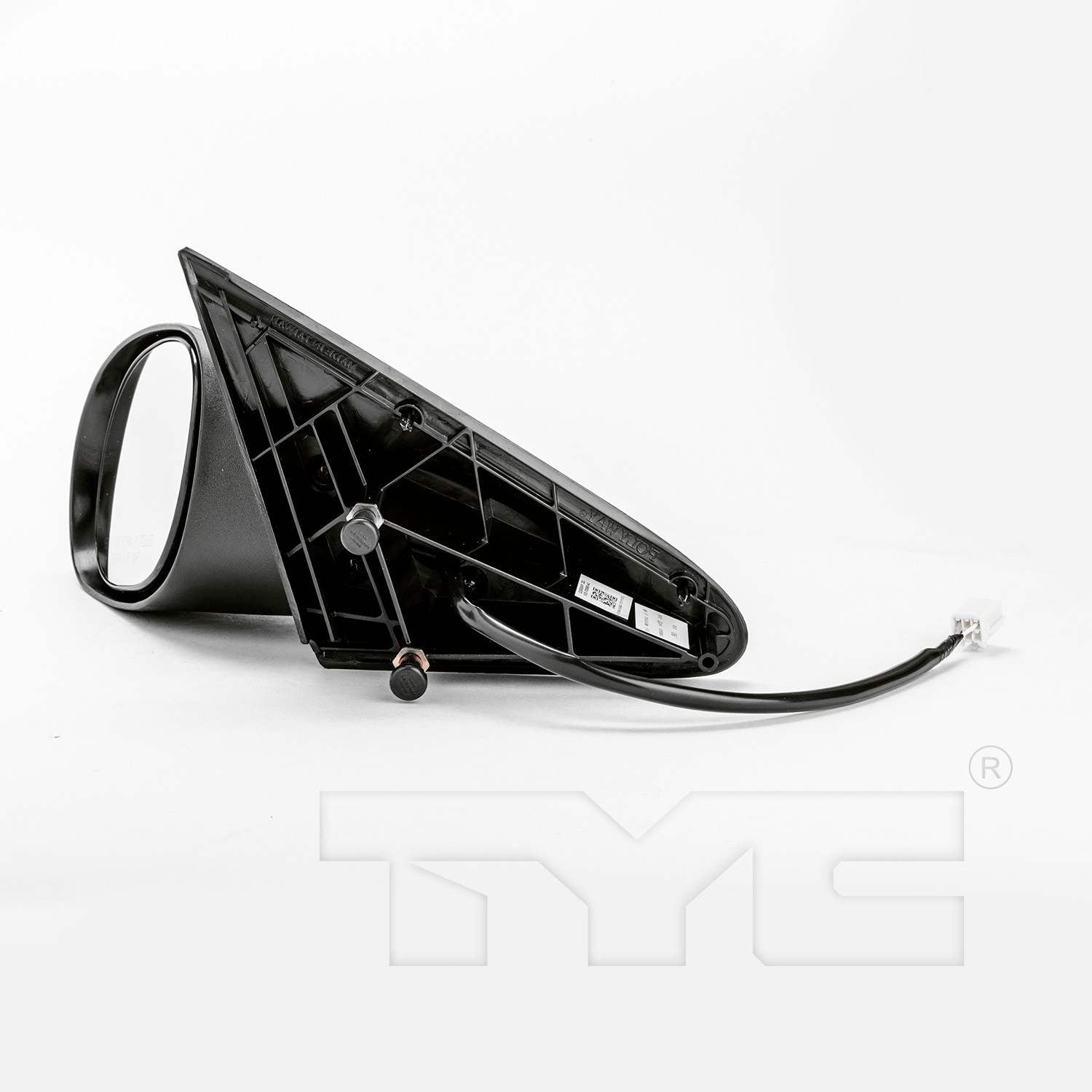 Angle View of Left Door Mirror TYC 3780132