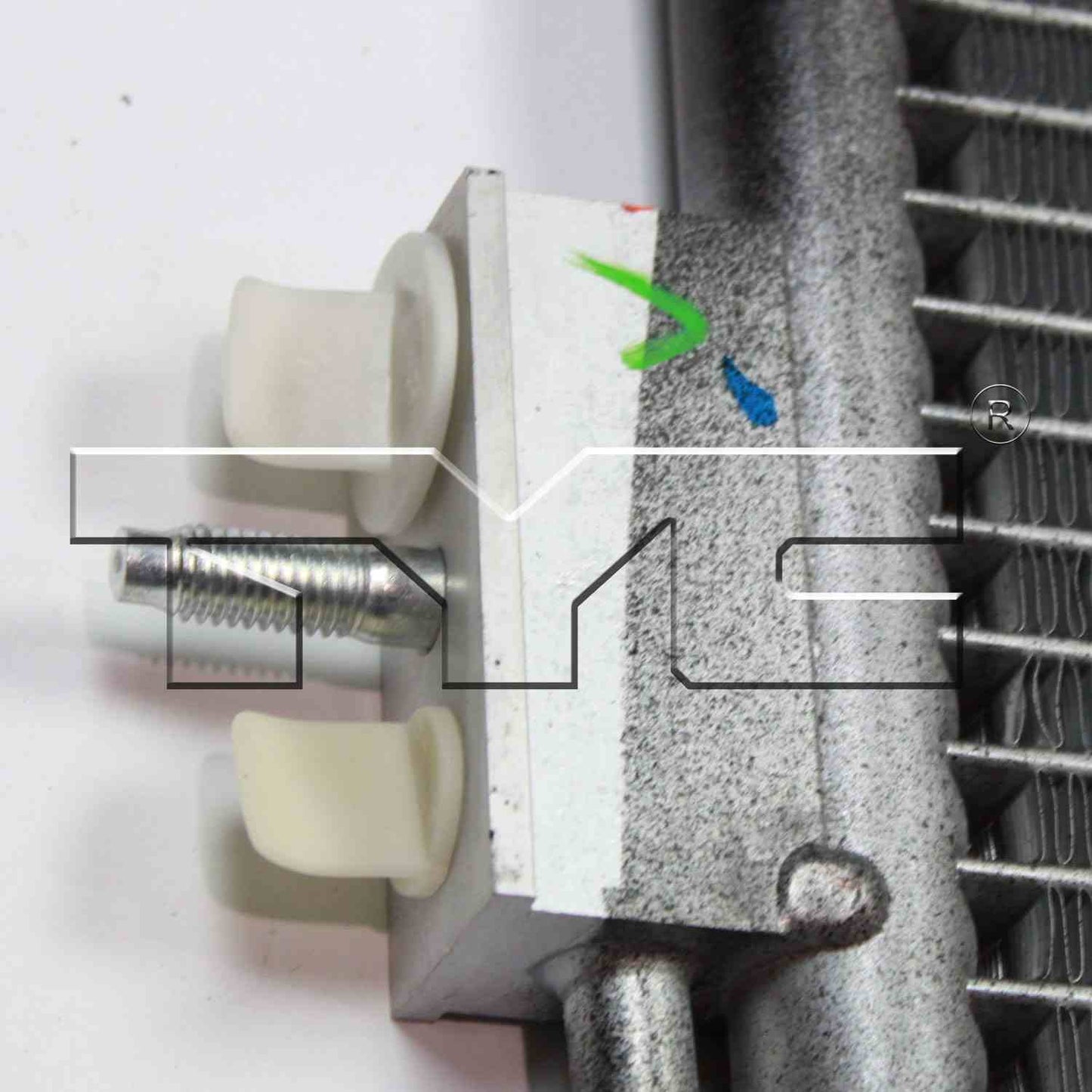 Connector View of A/C Condenser TYC 3893