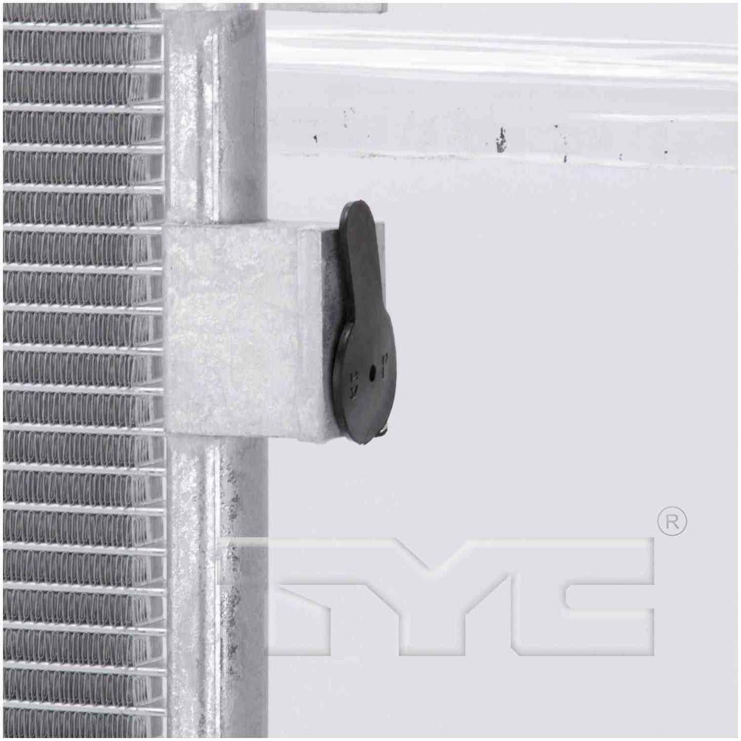 Side View of A/C Condenser TYC 3989