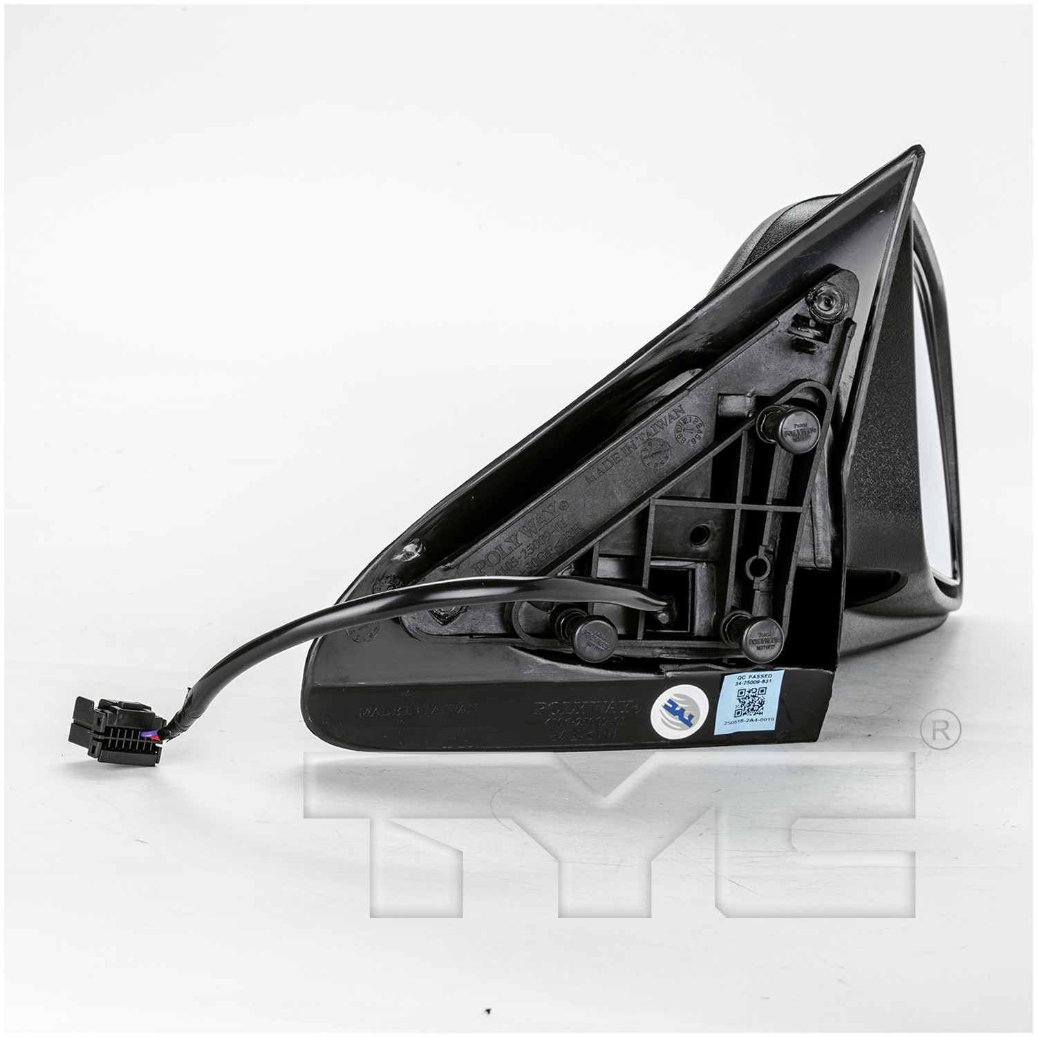 Angle View of Right Door Mirror TYC 4120431