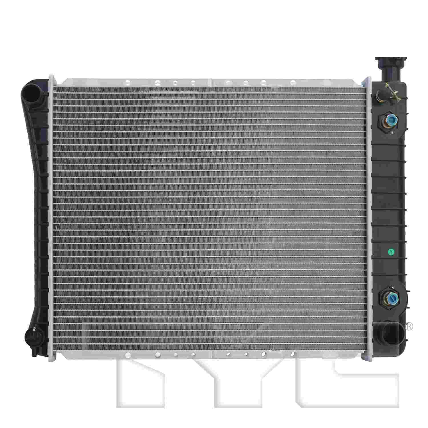 Front View of Radiator TYC 434