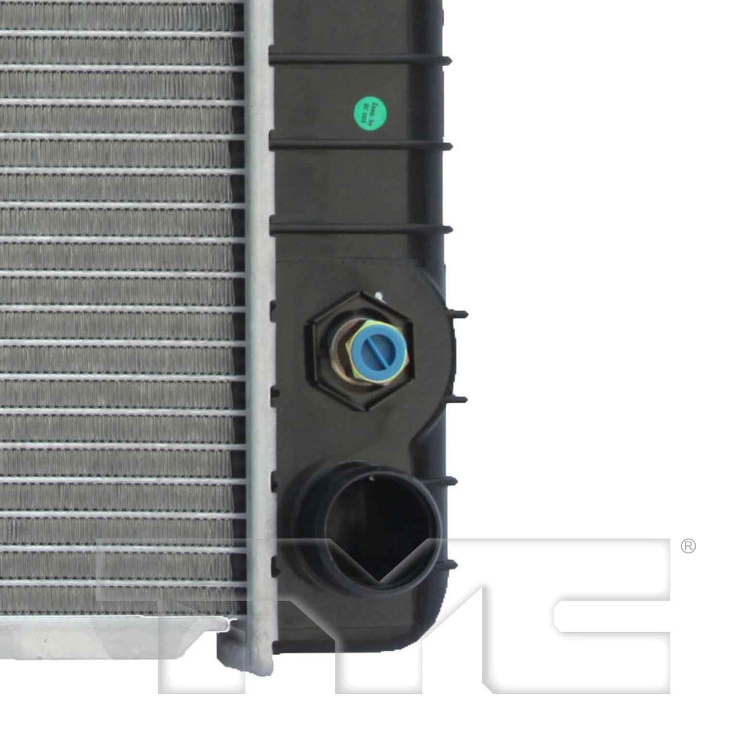 Top View of Radiator TYC 434