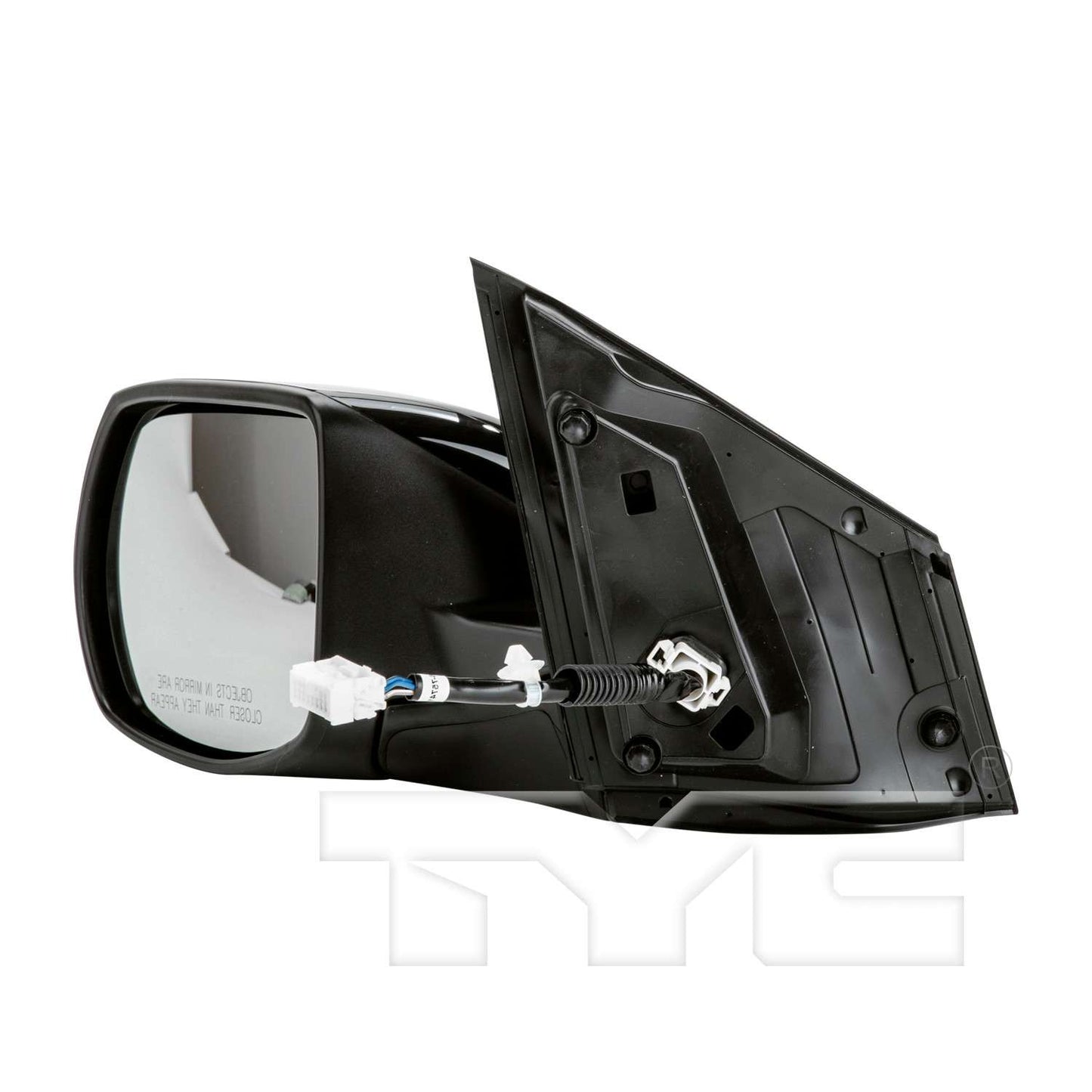 Angle View of Left Door Mirror TYC 4750432