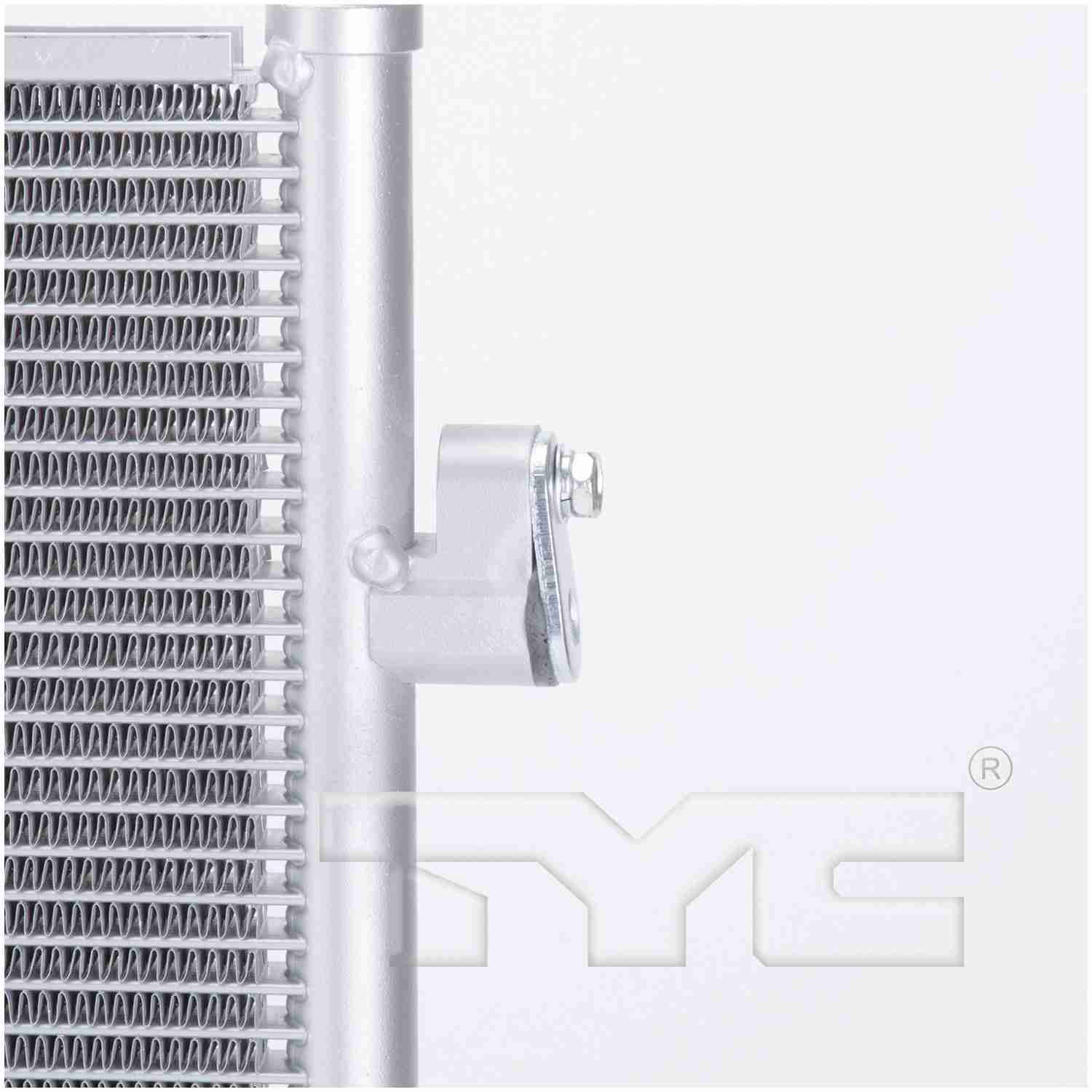 Side View of A/C Condenser TYC 4917