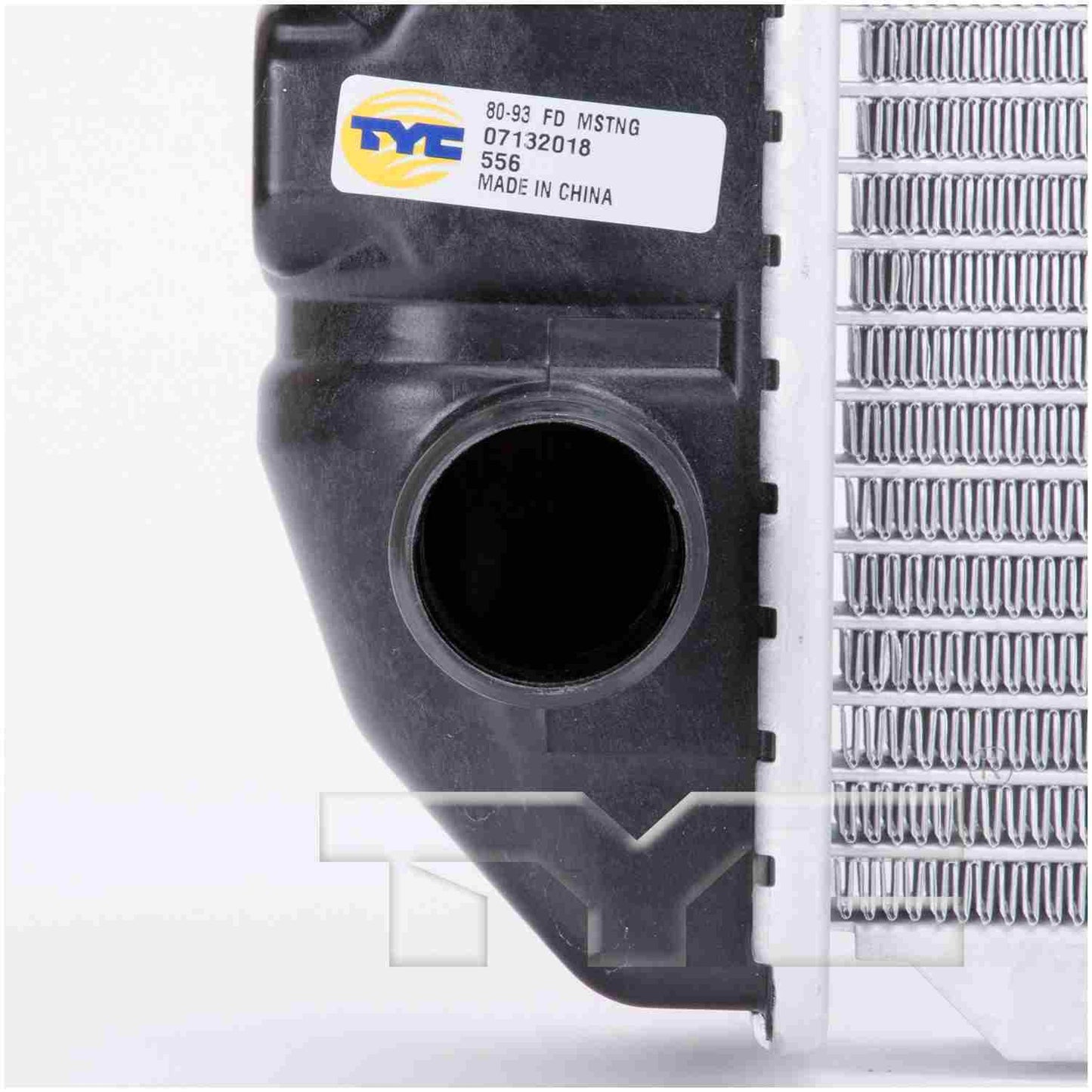 Angle View of Radiator TYC 556