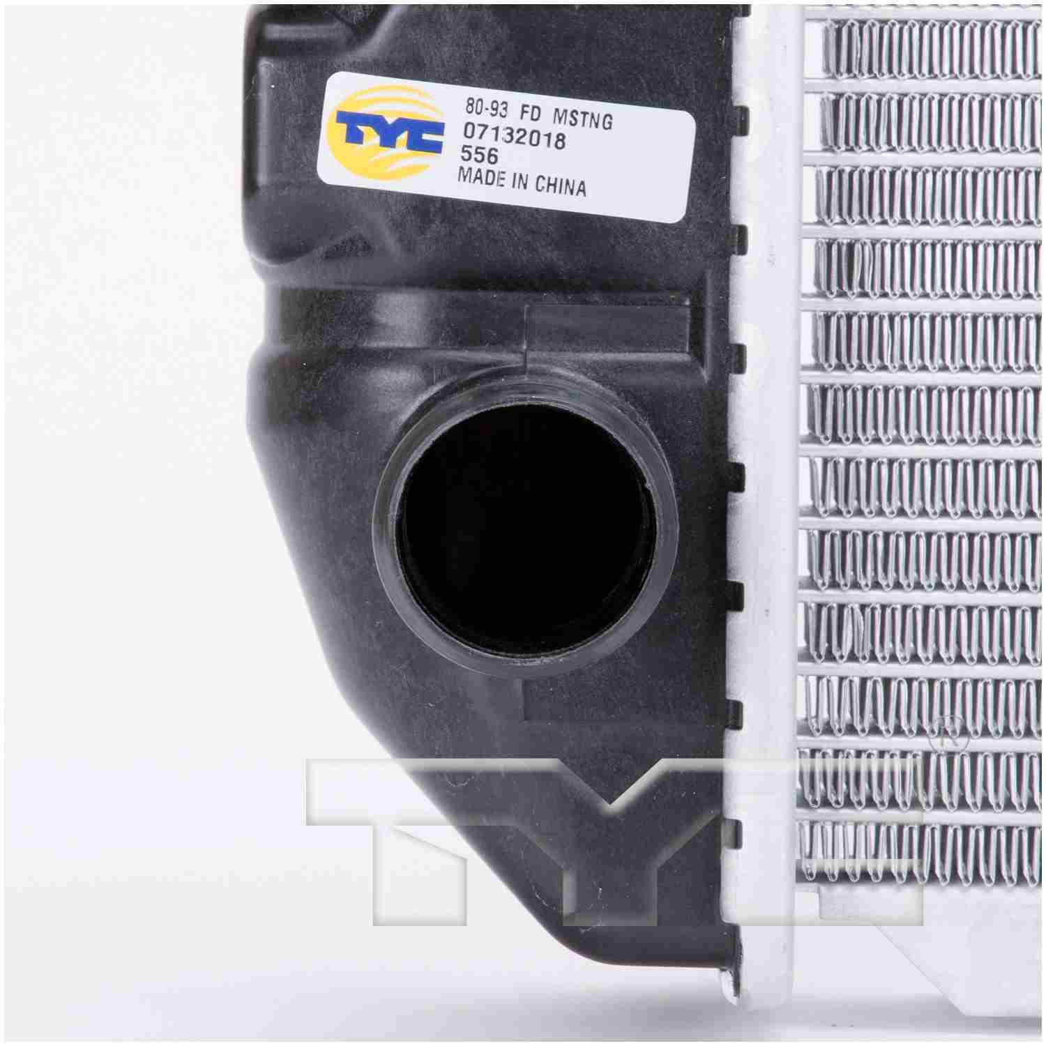 Angle View of Radiator TYC 556